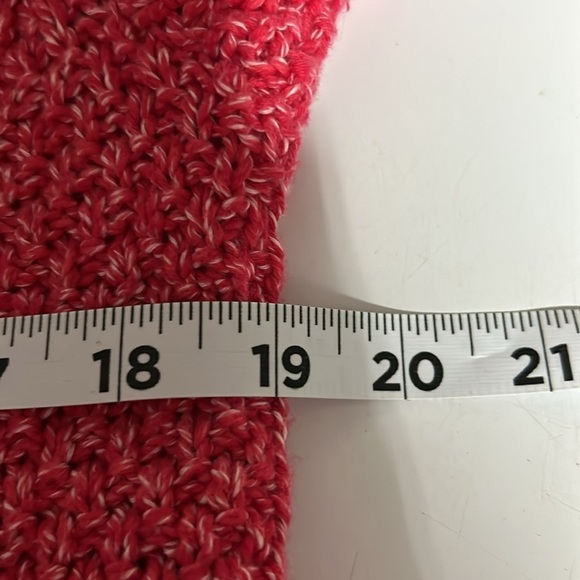 Talbots Pink Side Zip Chunky Knit Side Zip Pullover Sweater -Size Small - Picture 6 of 7